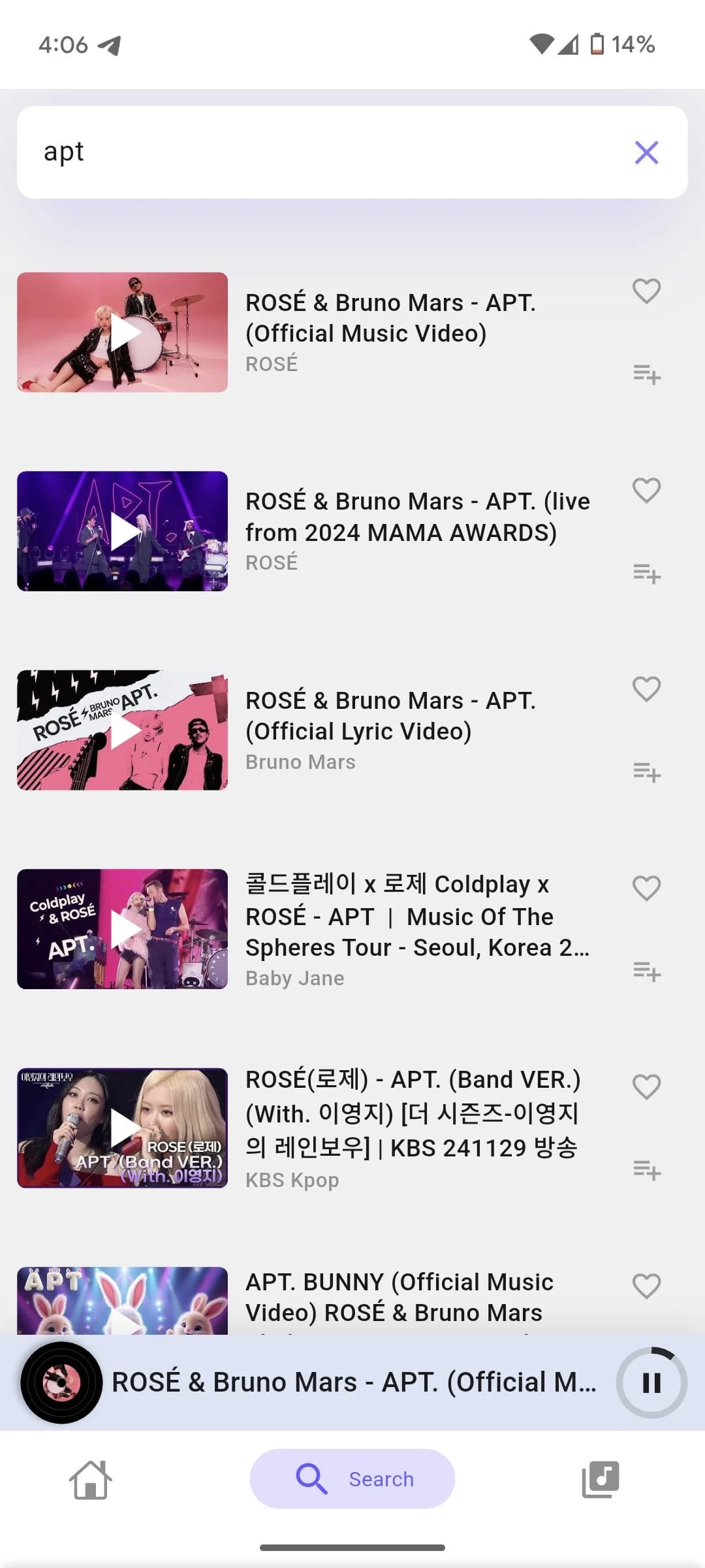 Universal Song Search