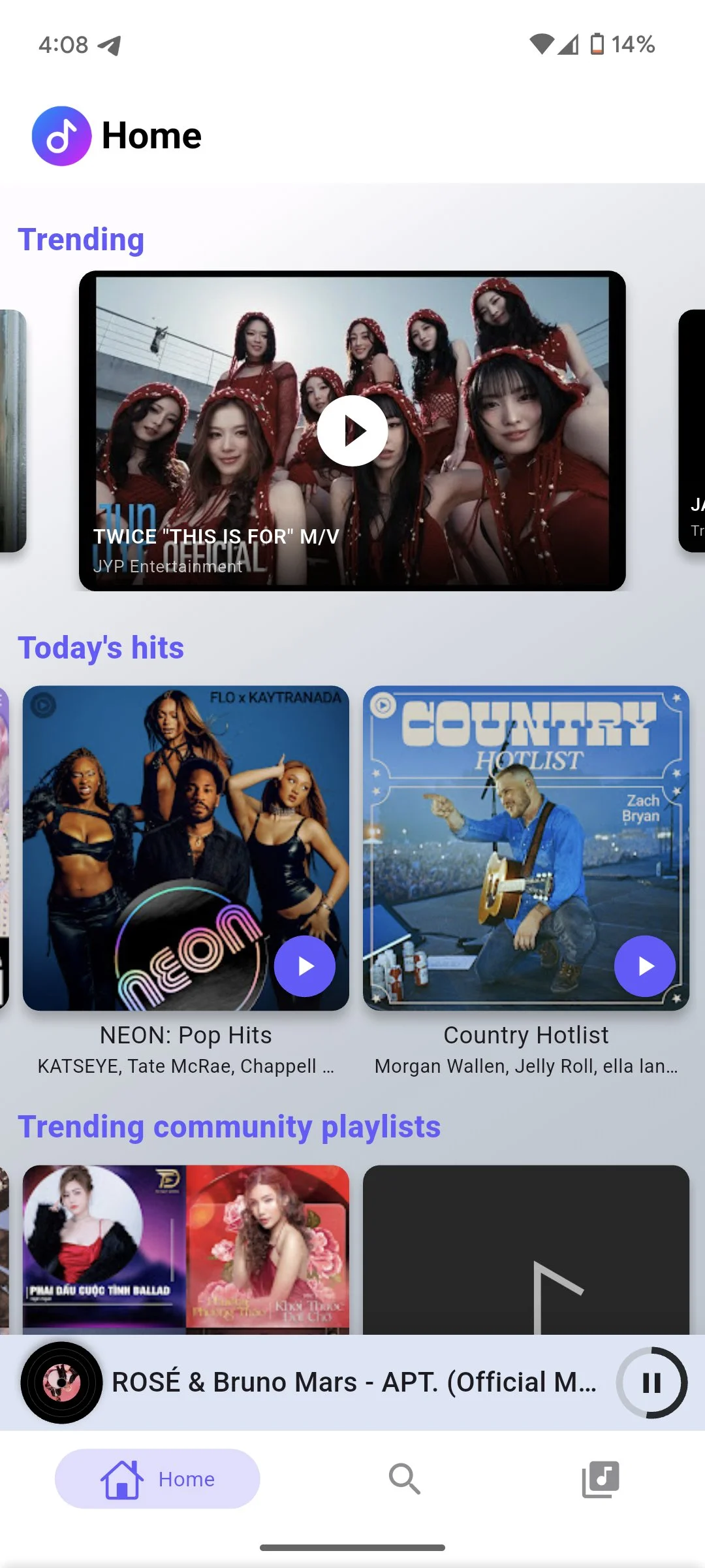Ground Music App Screenshot