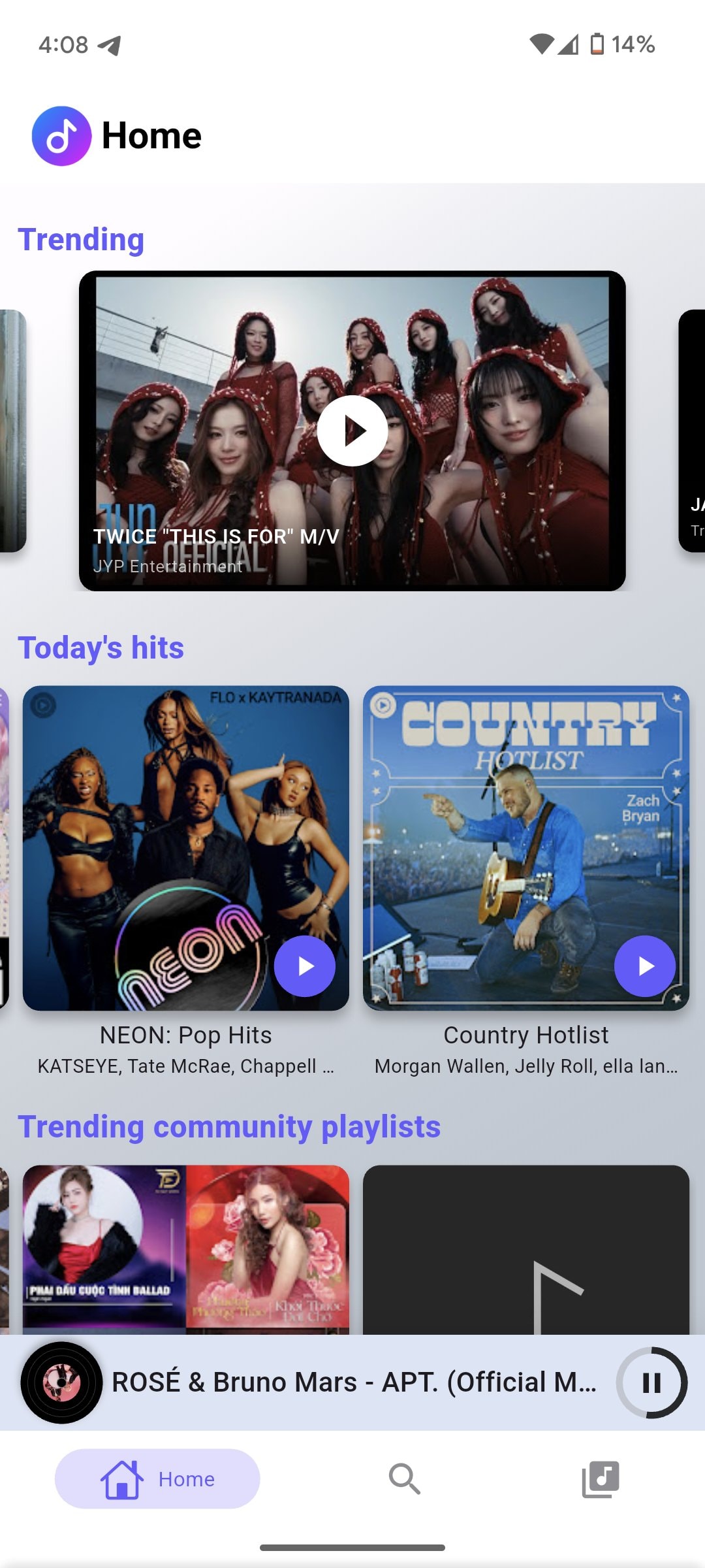Ground Music App Screenshot